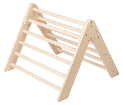 Kletterdreieck, aus Massivholz – Produktbild 1