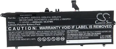 Produktbild von vhbw Akku kompatibel mit Lenovo ThinkPad T495s-20QKS01E00 Notebook (4850 mAh, 11,52 V, Li-Polymer)