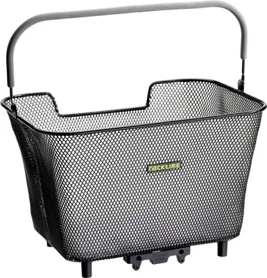 Immagine prodotto di Racktime 13007 Cestino di sistema 'Baskit large', 23 litri, 43 x 31 x 24,5 cm, con adattatore Snapit, nero