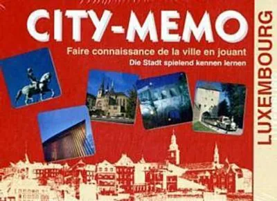 Produktbild von CITY-MEMO Luxemburg Memory-Spiel zum Kennenlernen der Sehenswürdigkeiten
