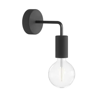 Image de Applique murale pour salle de bain IP65 Fermaluce EIVA Elegant Creative Cables APE2NE Noir