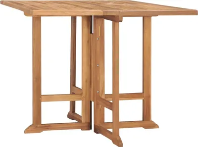 Produktbild von Möbel Klappbarer Garten-Esstisch 90x90x75 cm Massivholz Teak - Gartentische 315448