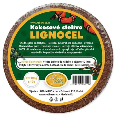 Productafbeelding van Lignocellulose schijfjes, rond, 2 stuks