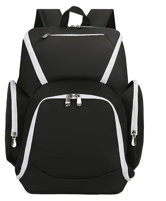 Obrázek produktu pro Sportovní taška s oddílem na míče - Černá/Bílá