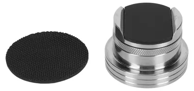 Productafbeelding van HiFi-luidspreker dempingsvoetjes, 30-42 mm, verstelbare kabelhouder, vermogensstabilisator, zilver