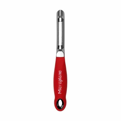 Produktbild von Microplane 48192, Obst & Gemüse, Y-Schäler, Edelstahl, Rot, Edelstahl, Kunststoff, Aufhängeloch