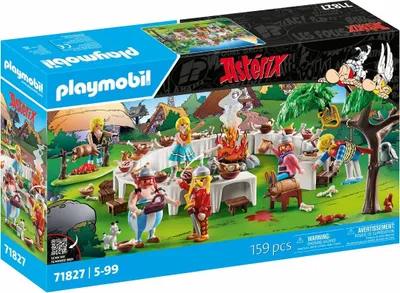 Produktbild von PLAYMOBIL Asterix : Das Dorfbankett, Aktion/Abenteuer, 5 Jahr(e), Mehrfarbig, Kunststoff