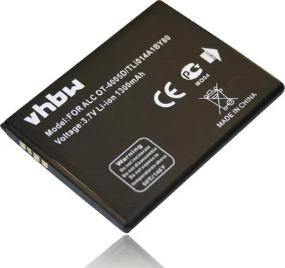 Produktbild von vhbw Akku kompatibel mit Vodafone Smart Mini Handy Smartphone Telefon (1300 mAh, 3,7 V, Li-Ion)