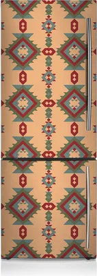 Produktbild von Aufkleber Kühlschrankmagnete Dekoration Kühlschrankfolie 60x205 cm - Indische Motive.
