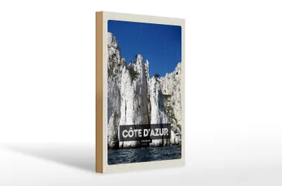 Produktbild von Holzschild Reise 20x30cm Cote d´Azur France Tourismus