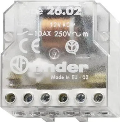 Produktbild von Finder Schrittschalter 2 Schliesser (NO) 24 VAC 10 A 250 VAC (26.02.8.024.0000)