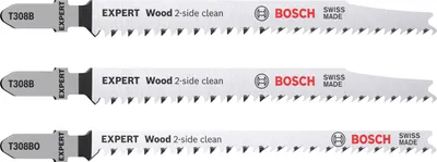 Produktbild von Expert Wood 2-side clean Stichsägeblatt-Set, 3-tlg.