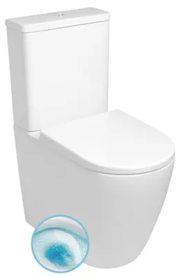 Immagine prodotto di Set WC TURKU, senza brida, scarico verticale/orizzontale, bianco