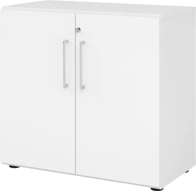 Produktbild von bümö smart Aktenschrank - 2 Ordnerhöhen - Nachbildung: Weiß