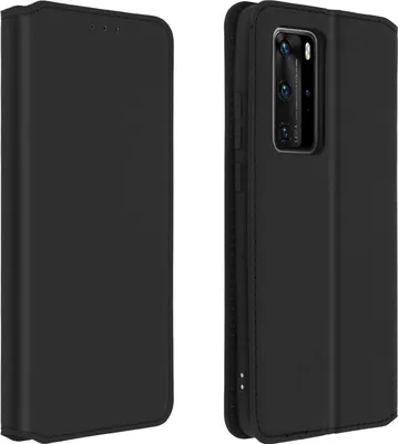 Produktbild von Avizar, Kunstleder Cover Classic Edition für Huawei P40 Pro, Schwarz