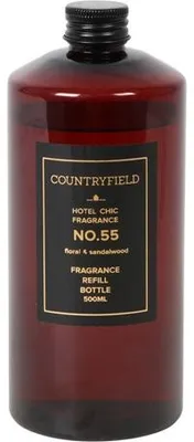 Obrázok produktu pre Náplň do difuzéra Countryfield, vôňa č. 55 – Kvetinová a santalová – 500 ml