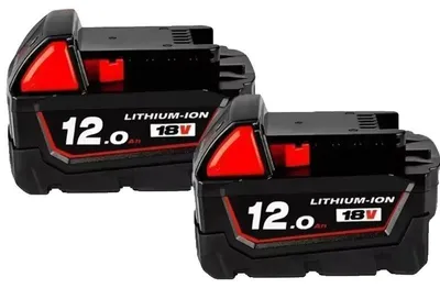 Produktbild von Wiederaufladbare Batterie, 9000mAh Kapazität, 18V Spannung, 2PCS-12800mAh