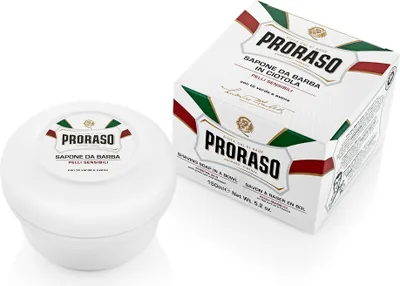 Produktbild von Proraso Sensitive Skin Shaving Soap in a Bowl 150 ml