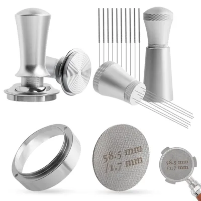 Produktbild von Professionelles Kaffeestampfer-Set mit WDT-Werkzeugen