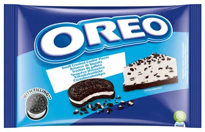 Obrázek produktu pro Oreo Crunch dekorace mleté kakaové sušenky s vanilkovou náplní 400g