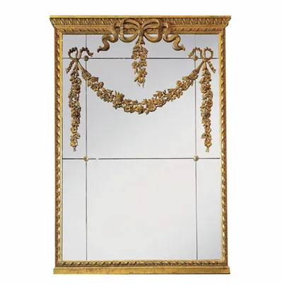 Produktbild von Casa Padrino Luxus Barock Massivholz Spiegel Antik Gold H. 160 cm -  Italy