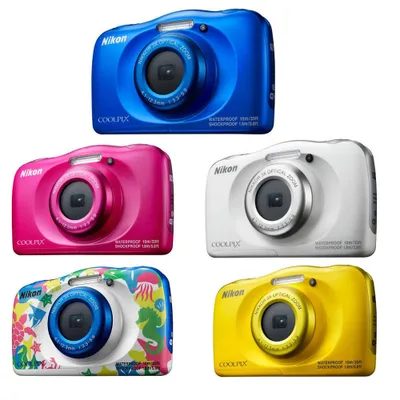 Produktbild von Nikon COOLPIX W100, 13,2 MP, 4160 x 3120 Pixel, 1/3.1", CMOS, 3x, Mehrfarbig