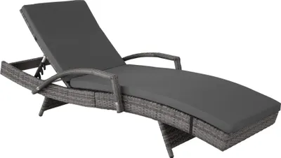 Produktbild von Rattan Sonnenliege Océane 190 x 71 x 34 – 74,5 cm