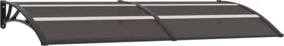 Obrázok produktu pre The Living Store Baldachýn na dvere čierny 240 × 80 cm PC