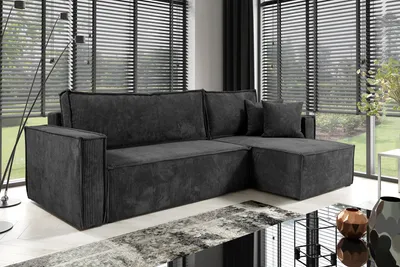 Produktbild von KEF Ecksofa Zenii – L-Form – 236x88x145 cm – Mit Schlaffunktion – Liegefläche 135x200 cm – Universell Rechtsseitig und Linksseitig - Poso 60