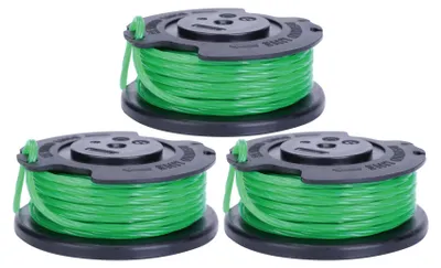 Produktbild von Rasentrimmer Spule 2 mm Einzelfaden 4,5 m für Greenworks GD24LT33, 3er Pack