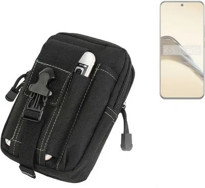 Produktbild von K-S-Trade Gürtel Tasche kompatibel mit Realme 13 Pro+ 5G Gürteltasche Holster Schutz Hülle Handy Hülle Smartphone outdoor Handy-Hülle schwarz