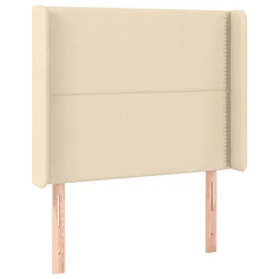 Produktbild von VidaXL 3119435, Cremefarben, Polyester, Holz, 1030 mm, 118 cm, 128 cm, 160 mm
