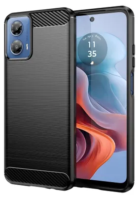Zdjęcie produktu dla Etui z włókna węglowego do Motorola Moto G34 5G ochronne etui na telefon komórkowy z TPU