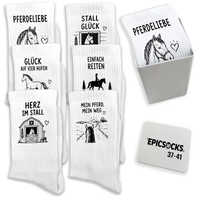 Produktbild von epicsocks Pferdelust Socken in 37-41 im