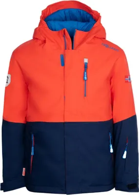 Produktbild von Trollkids Hallingdal Jacket, Orange Navy, Gr. 128