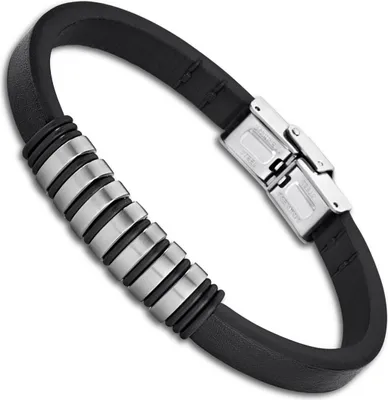 Produktbild von Lotus Style Armband Leder LS1827-2/1 schwarz Damen/Herren Schmuck JLS1827-2-1
