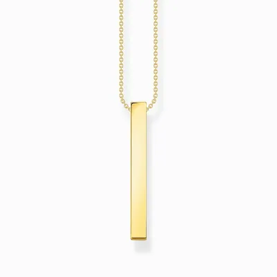 Produktbild von Thomas Sabo - KE2146-996-7-L45V - Collier - Damen - 925er Silber gelbvergoldet - 40-45cm