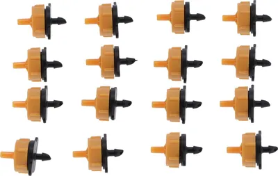 Produktbild von 100Pcs 2L Kompensieren Tropf Emitter Abnehmbare Gartenbewässerung Tropfer für 4/7 Schlauch