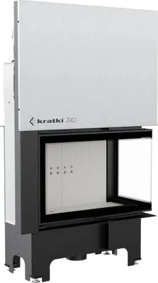 Produktbild von Kamineinsatz aus Stahl KRATKI VNP 810/410 14 kW Ø 200 mit Schiebetür