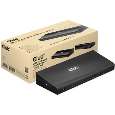 Image de Club 3D USB C 3.2 Gen1 Station de charge universelle triple 4K