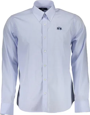Produktbild von LA MARTINA Hemd Herren Textil Hellblau SF13435 - Größe: XL
