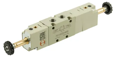 Produktbild von Riegler 5/3-Wegeventil, elektropmatisch, Mitte geschlossen, G 1/8