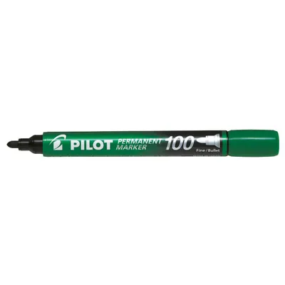 Produktbild von Pilot Permanent Marker 100, Grün, 1 mm, 4,5 mm