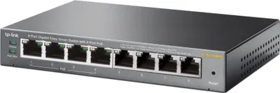 Zdjęcie produktu dla TP-Link TL-SG108PE Zarządzany L2 Gigabit Ethernet (10/100/1000) Obsługa PoE Czarny