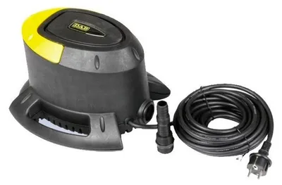 Produktbild von DAB Eurocover Flachsauger-Tauchpumpe - 6.000 L/Std. - 250W - Förderhöhe 6,5 m - Korngröße 5 mm - Integrierter Schwimmer - Tauchpumpe