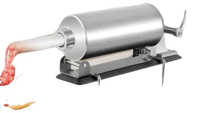 Image de Machine à saucisses, capacité 3 L, fonctionnement manuel, couleur argent