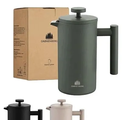Zdjęcie produktu dla Kafetiera french press stal nierdzewna izolowana do kawy 600ML