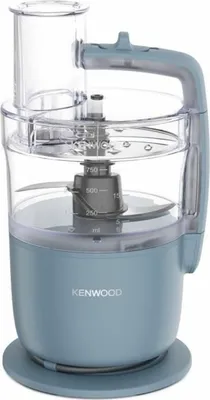 Produktbild von KENWOOD FDP22.000GY Multifunktions-Küchenmaschine – 1 Geschwindigkeitsstufe + Pulsfunktion – 650 W – 1,3-Liter-Schüssel + Zubehör