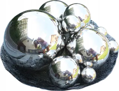 Zdjęcie produktu dla Kula dekoracyjna srebrna silver 15cm
