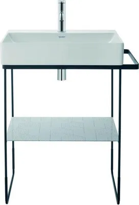 Produktbild von Waschtisch DURASQUARE o ÜL m HLB 600x470mm 1 Hahnloch weiß 1 Hahnloch weiß